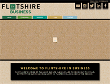 Tablet Screenshot of flintshirebusinessweek.co.uk